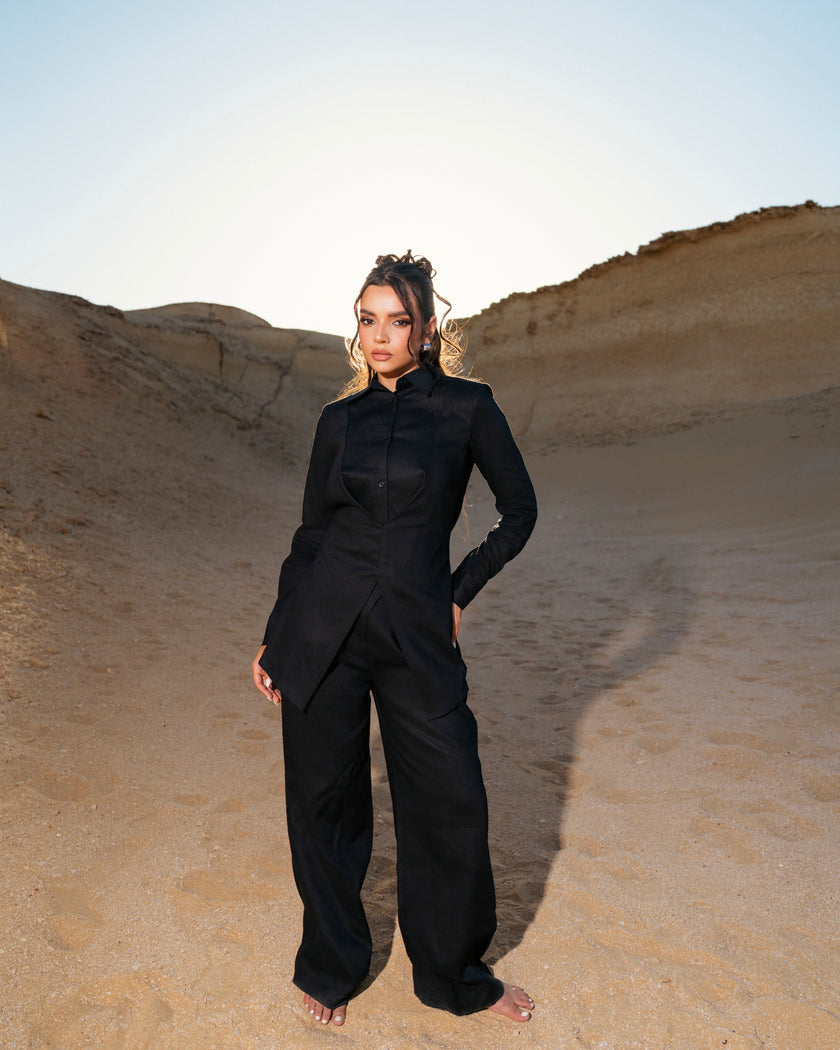 Chiara Blouse Black (PREORDER)