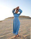 Celeste Maxi Dress Lake Blue (PREORDER)