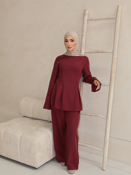 BELLA SET BURGUNDY